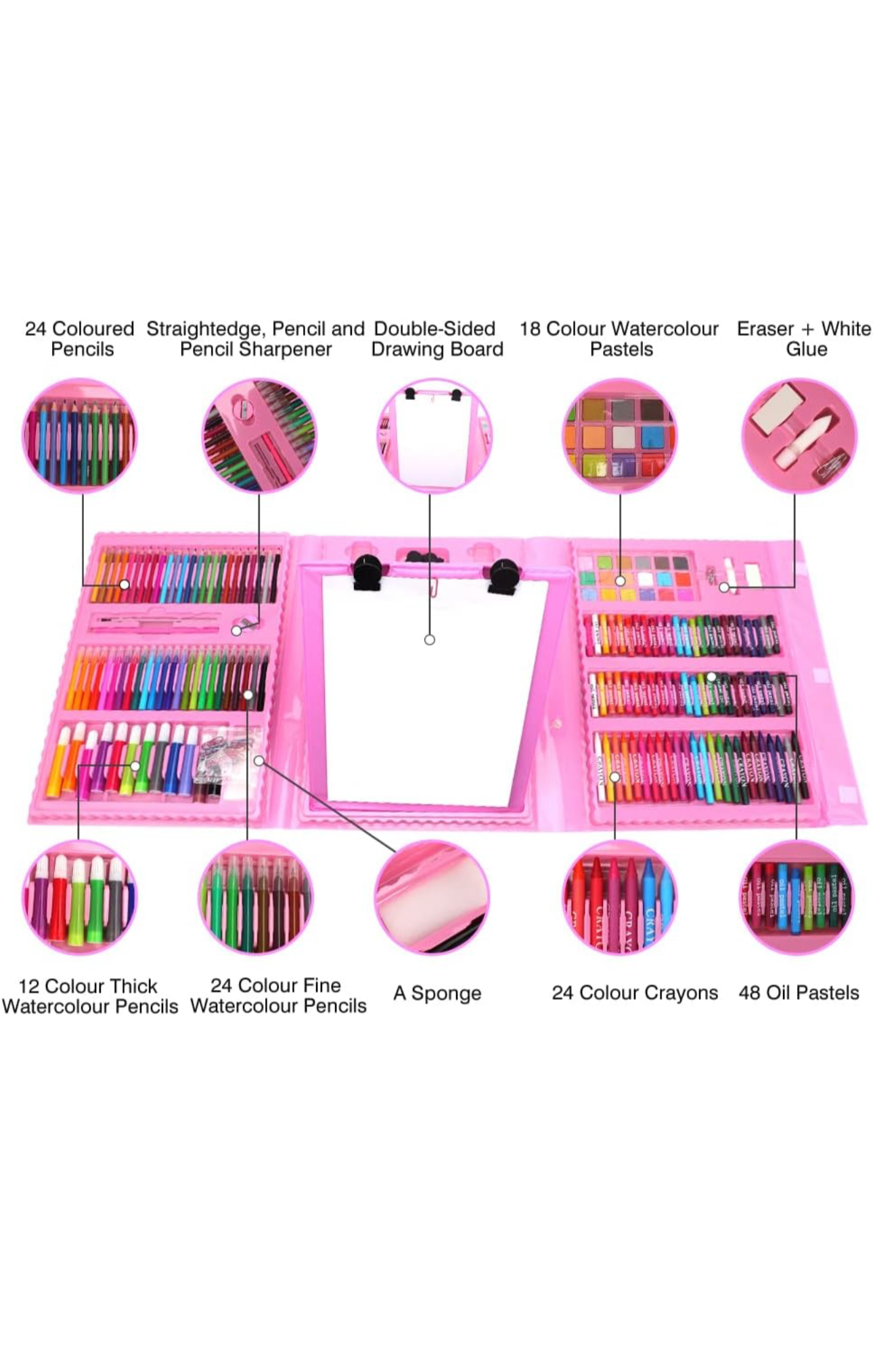 Kit scolaire 208 pcs