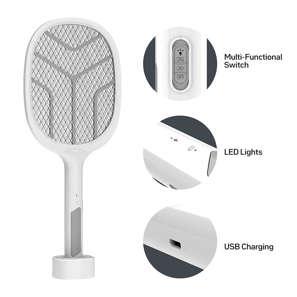 Raquette à insectes électrique