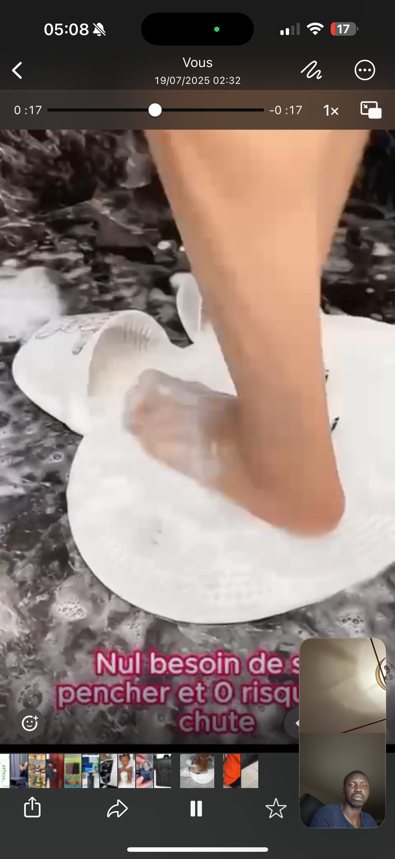 Grattoir de massage de douche (2 pièces)