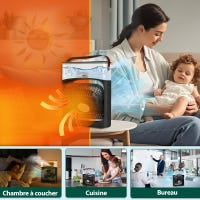 Ventilateur brumisateur à cinq trous