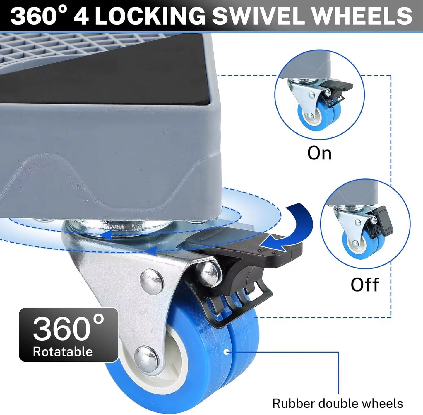 Support à roulettes charge lourde