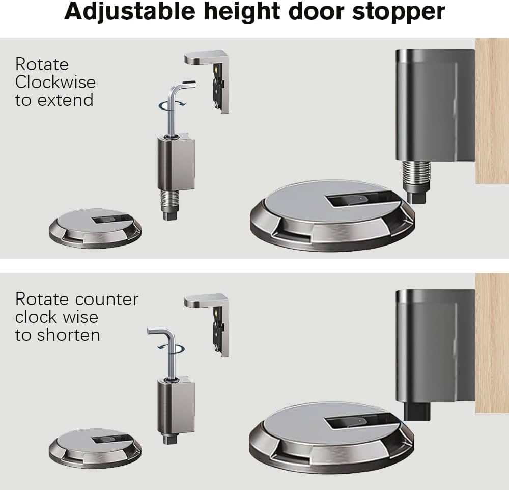 Butée de porte magnétique
