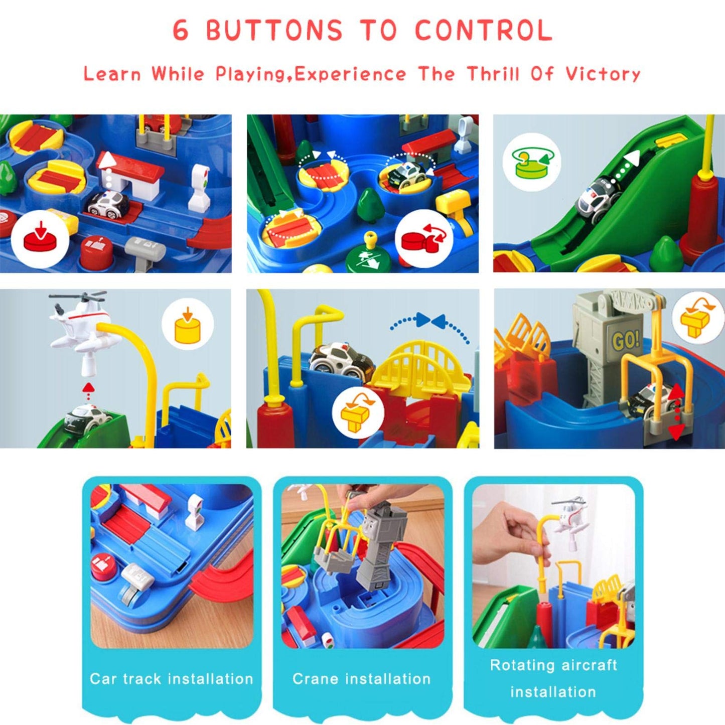 Piste De Course Voiture ( 2-6 ans )