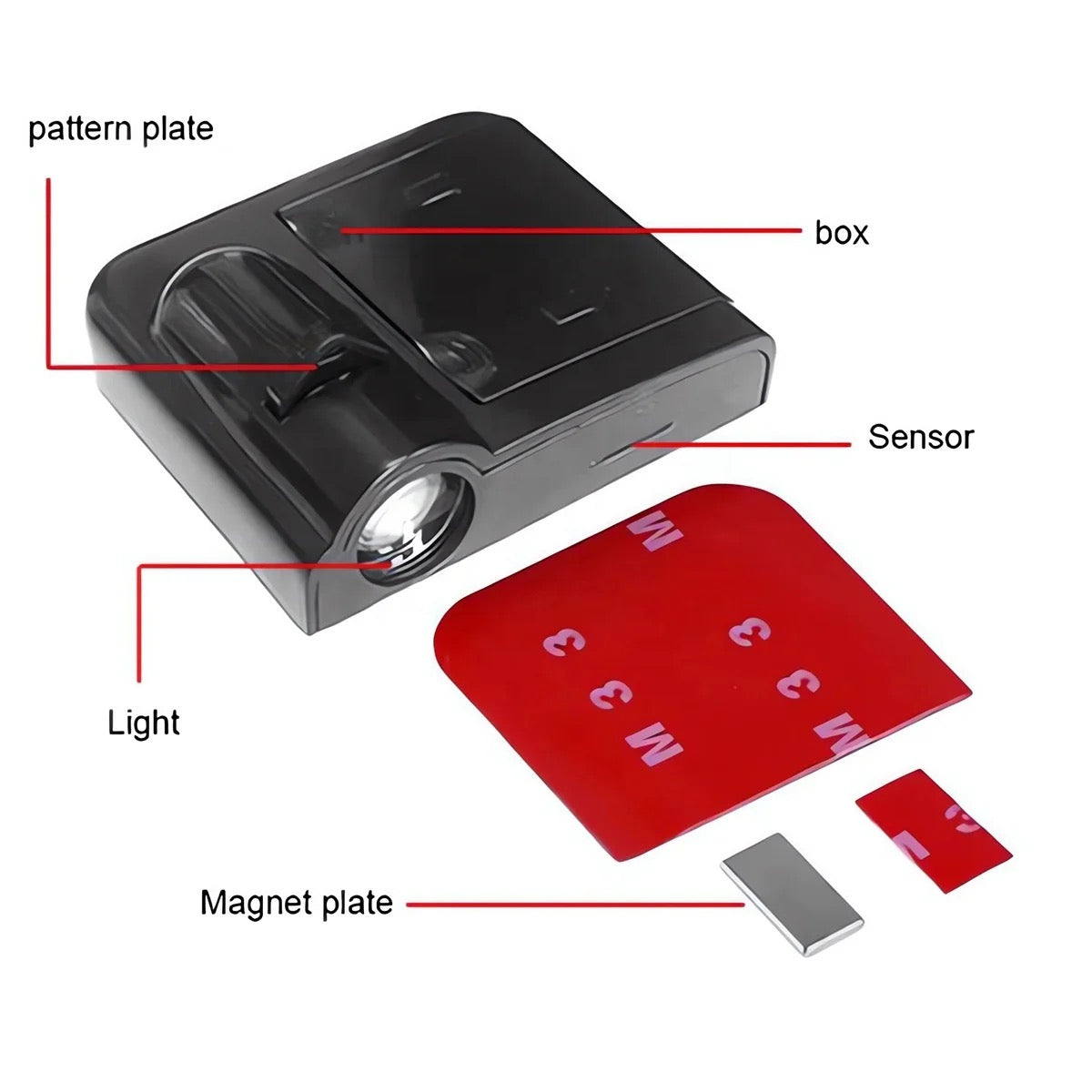 Projecteur Logo(4pièces)