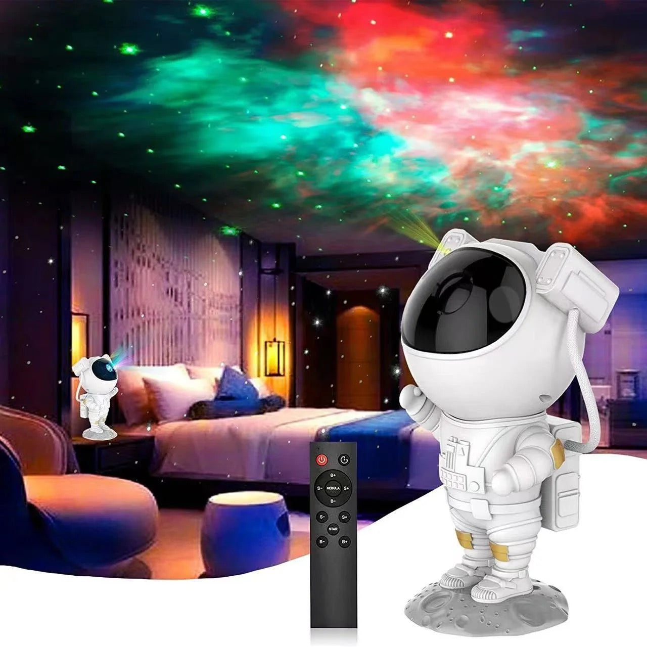 Projecteur Astronaute Lampe étoilée pour Chambre à Coucher et Projecteur de Plafond