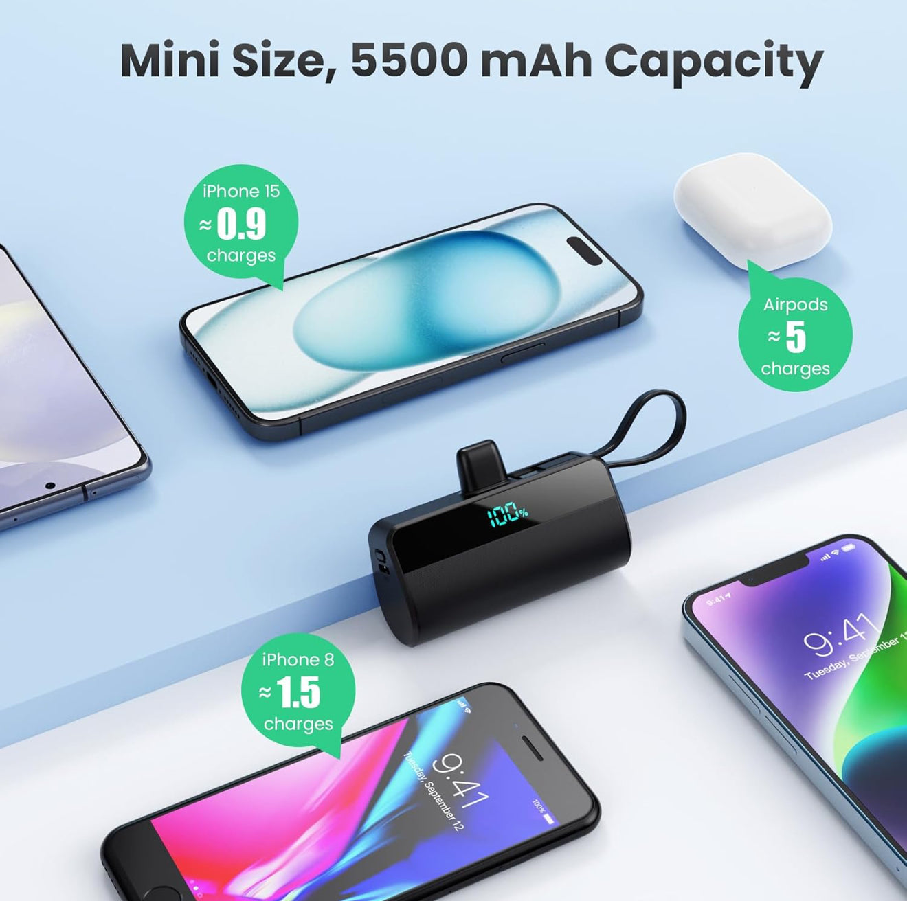 Mini Batterie Externe 5200mAh
