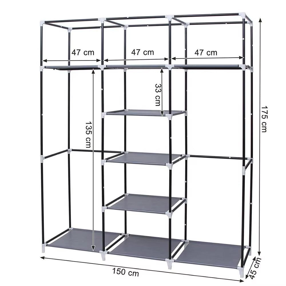Armoire en tissu démontable