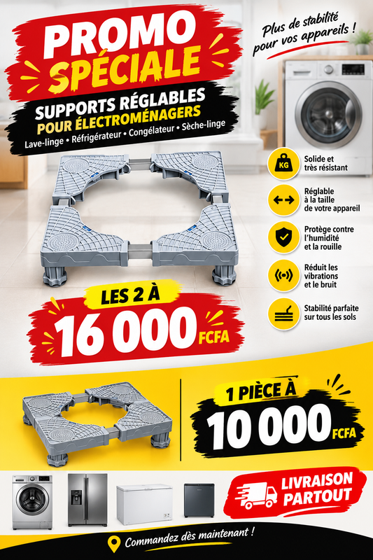 2 supports à charges 300 kg
