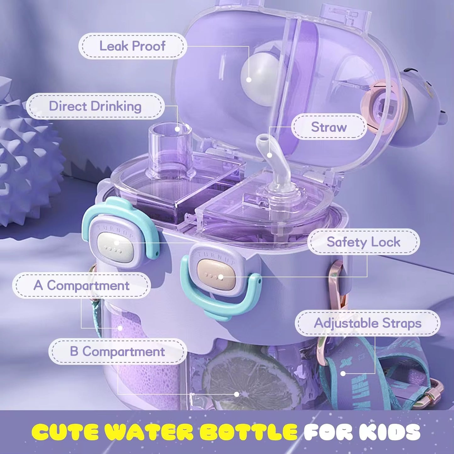 Gourdes 2 compartiments robuste