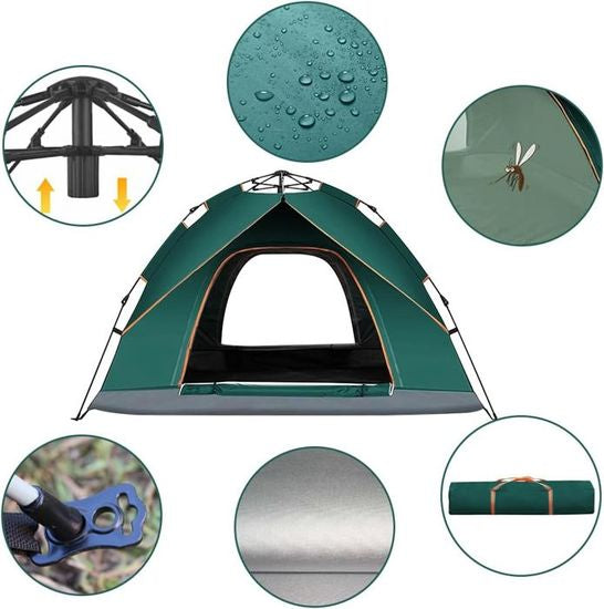 Tente de camping 3 places