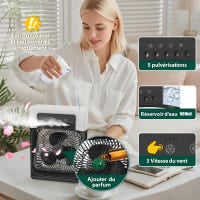 Ventilateur brumisateur à cinq trous