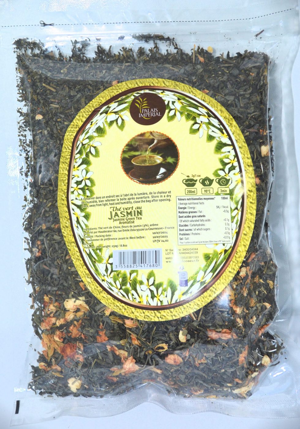 Thé Vert au Jasmin 125g (2 pièces)