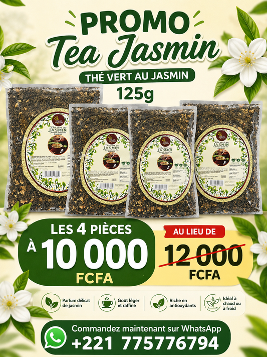 Thé Vert au Jasmin 125g (4 pièces)