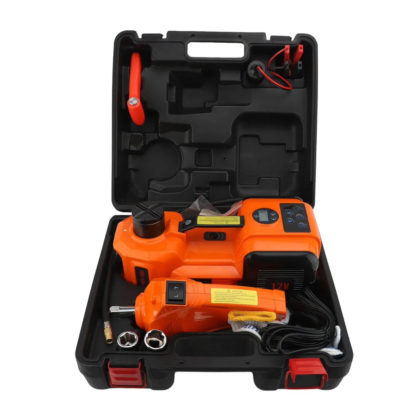 Cric Hydraulique Électrique - 5 Tonnes 12 V