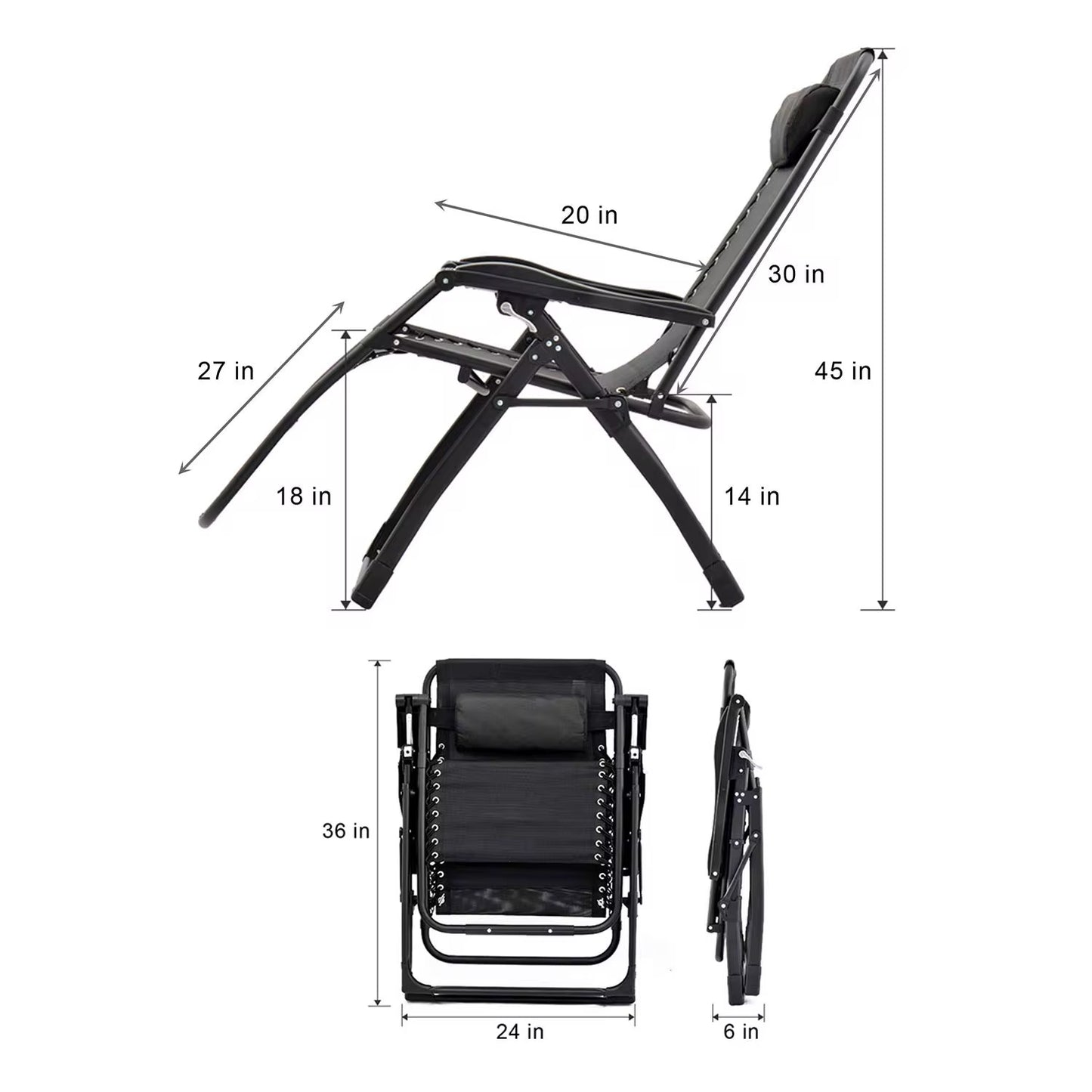 Chaise pliante